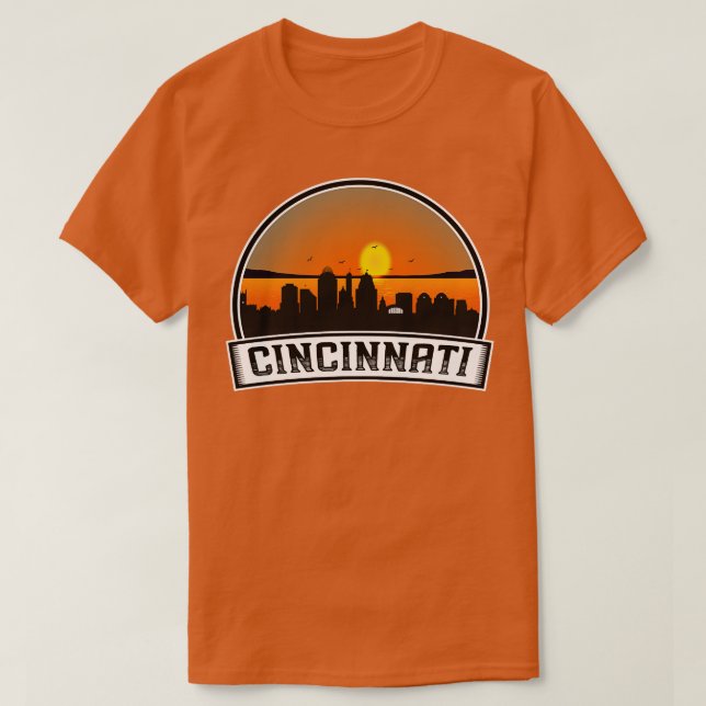 Camiseta Cincinnati Retro (Diseño del anverso)