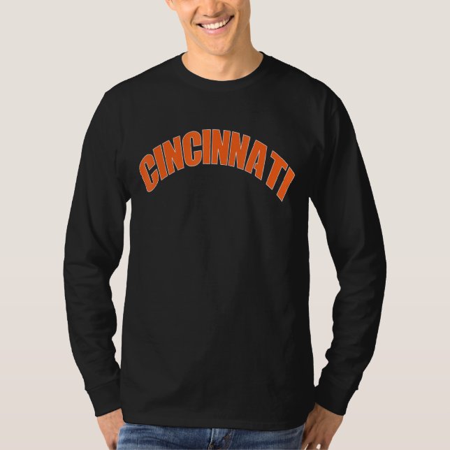 Camiseta Cincinnati Vintage retro del estado de Ohio (Anverso)