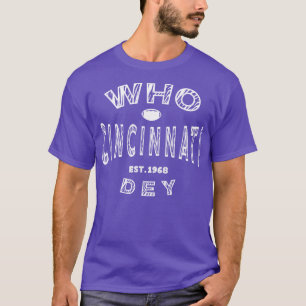 Camiseta Cincinnati Who Dey 1968