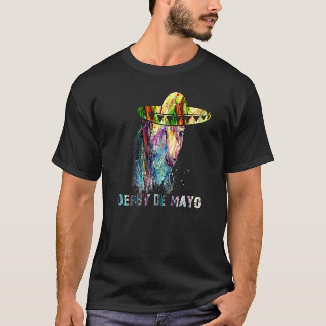 Camiseta Cinco De Derby Mexicano Kentucky Horse Race (Anverso)