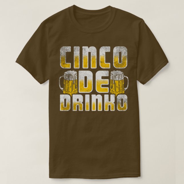 Camiseta Cinco De Drinko (1) (Diseño del anverso)