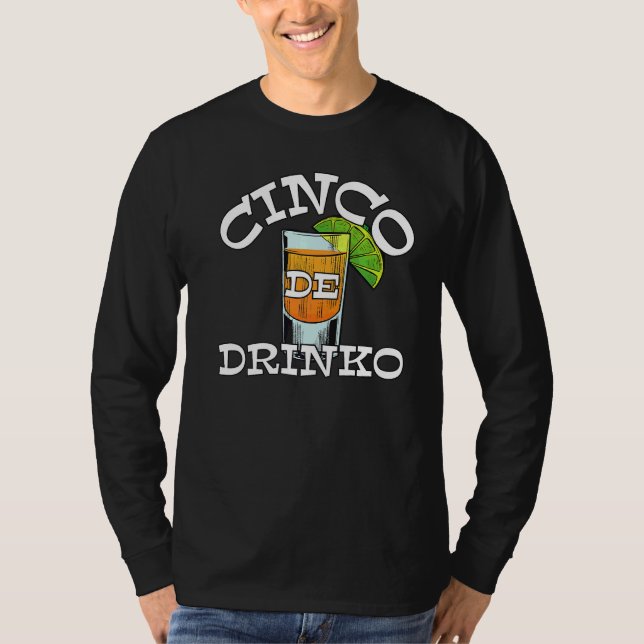 Camiseta Cinco De Drinko 5 De Mayo 1 (Anverso)