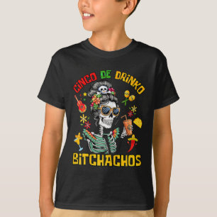Camiseta Cinco De Drinko Achos Cinco De Mayo Beber