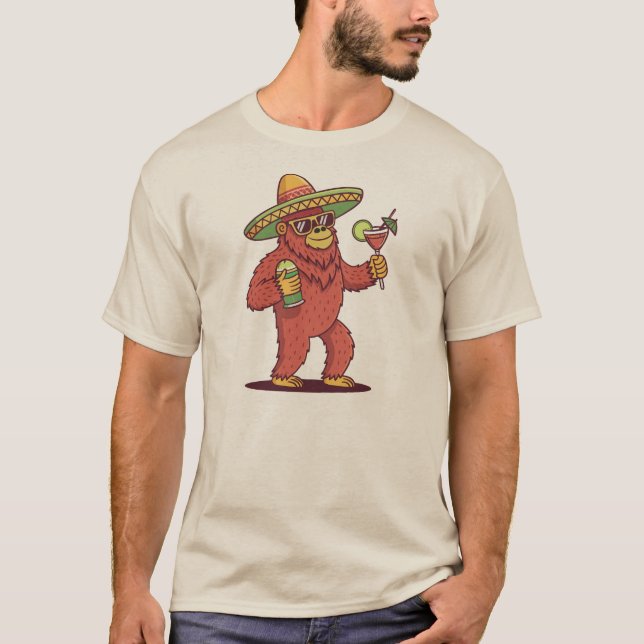 Camiseta Cinco de Drinko en Sombrero (Anverso)