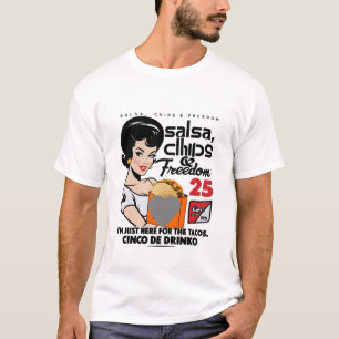 Camiseta Cinco de Drinko, estoy aquí por Tacos