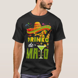 Camiseta Cinco De Drinko Fiesta Mexicano Cinco De Mayo Fies
