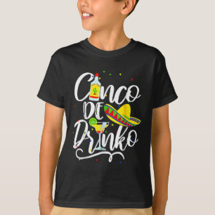 Camiseta Cinco De Drinko Funny Cinco De Mayo Hombres Mujere