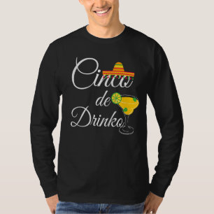 Camiseta Cinco De Drinko Sombrero Fiesta Cinco De