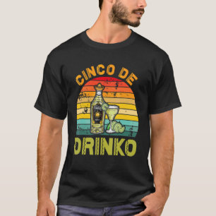 Camiseta Cinco De Drinko Vintage Cinco De Mayo México Fiest