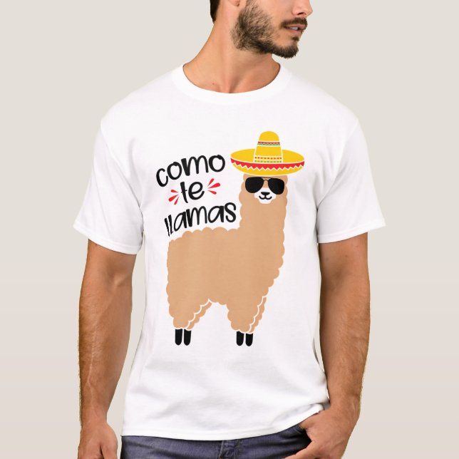 Camiseta Cinco de llama de Mayo (Anverso)
