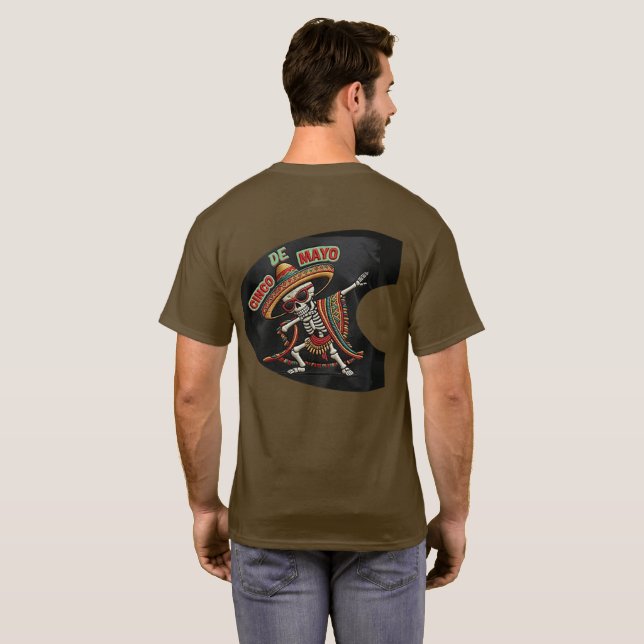 Camiseta Cinco de Mayo (Reverso completo)