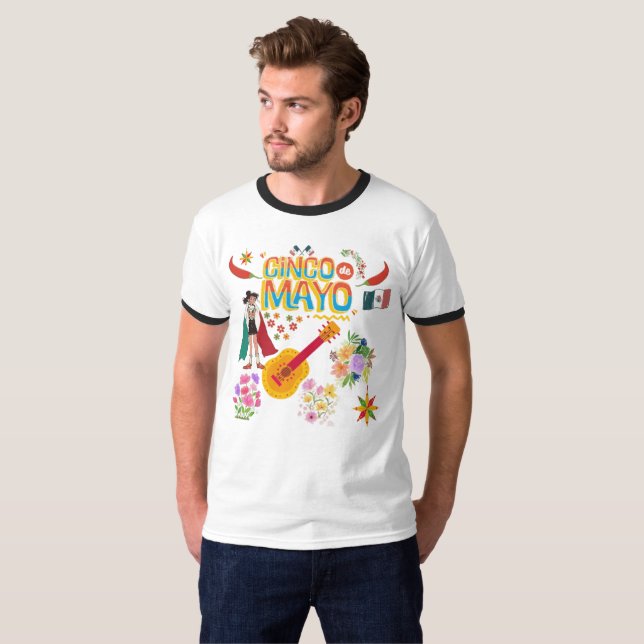 Camiseta Cinco De Mayo (Anverso completo)