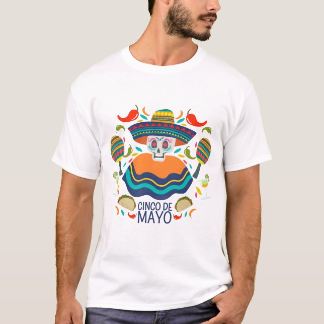 Camiseta Cinco de mayo (Anverso)