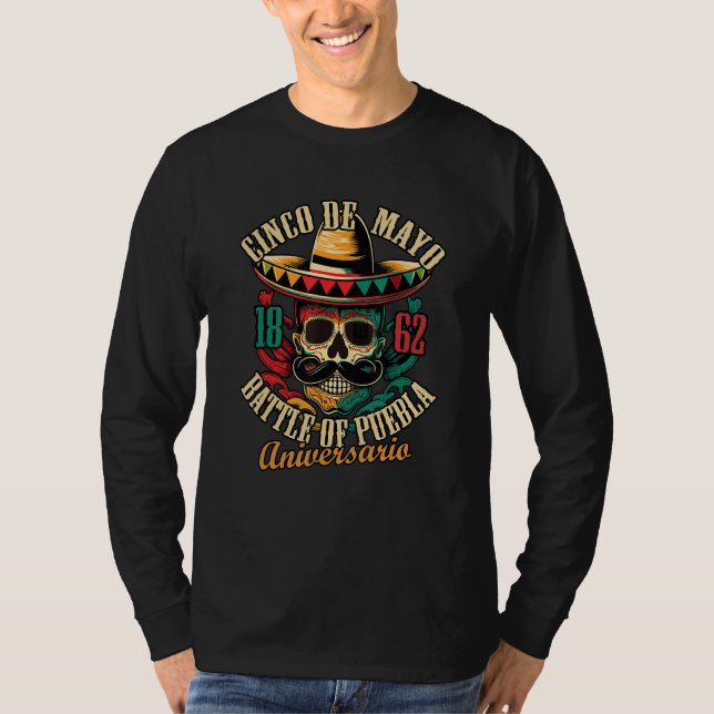 Camiseta Cinco De Mayo 1862 Battle Of Puebla Aniversario (Anverso)