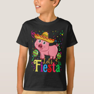 Camiseta Cinco De Mayo 2025: Cerdo mexicano gracioso