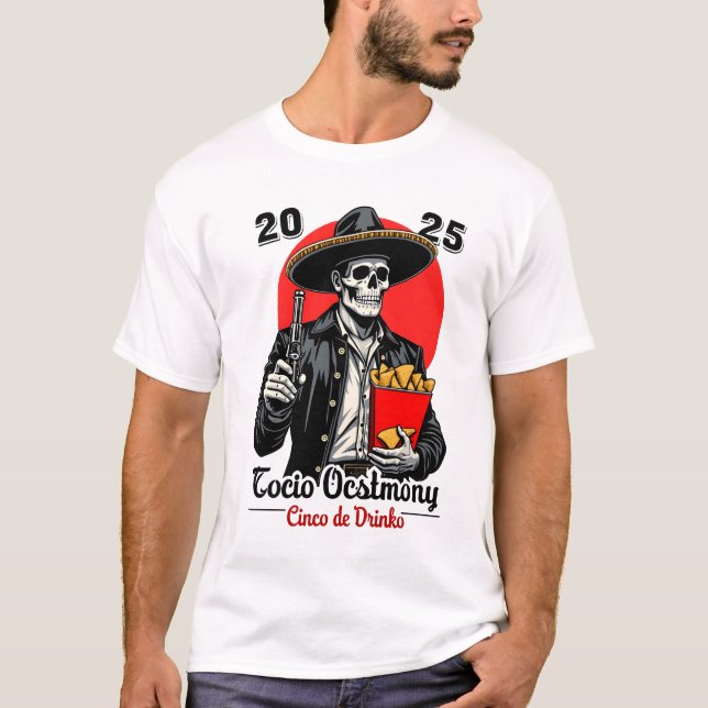 Camiseta Cinco de Mayo 2025 Orgullo: ¡Viste México! (Anverso)