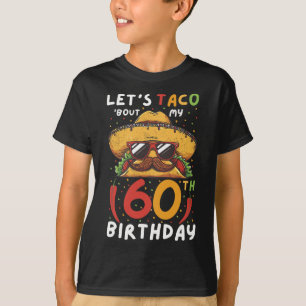 Camiseta Cinco De Mayo 60 años Taco edad 60 años Bi mexican