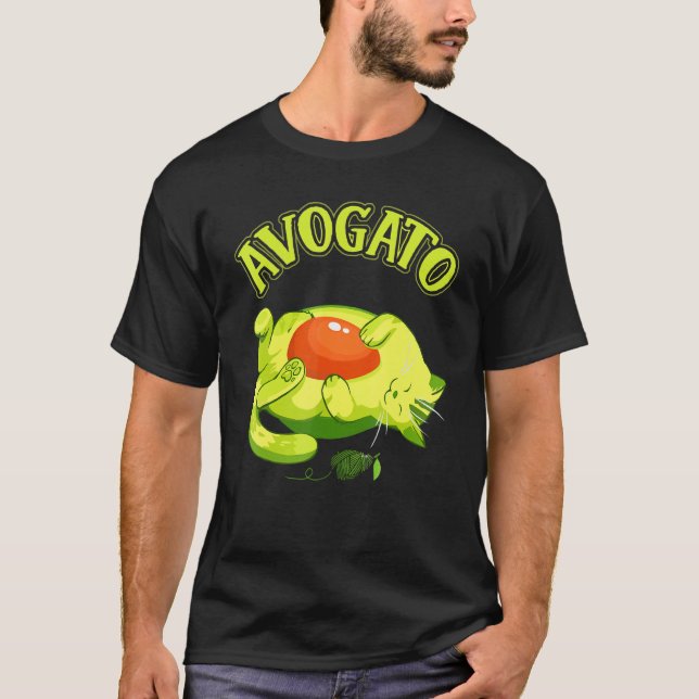 Camiseta Cinco De Mayo   Avocado Mexico Meow Avogato Cat (Anverso)