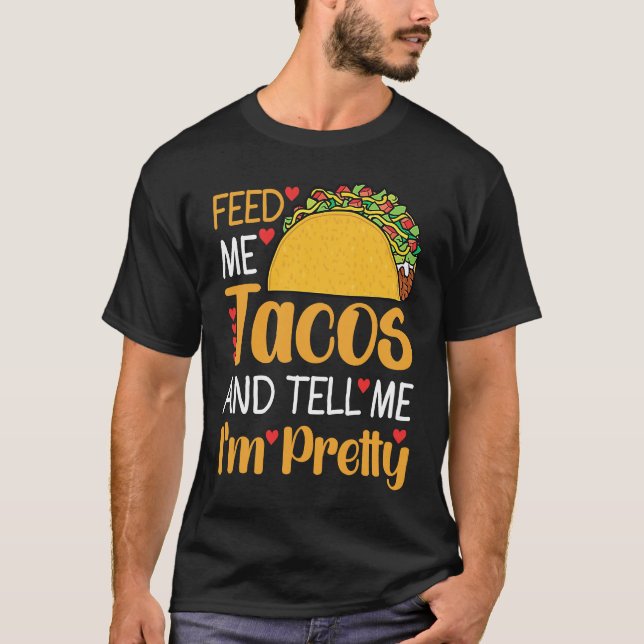 Camiseta Cinco De Mayo, Buritos , Mexico Tacos and Avocado  (Anverso)