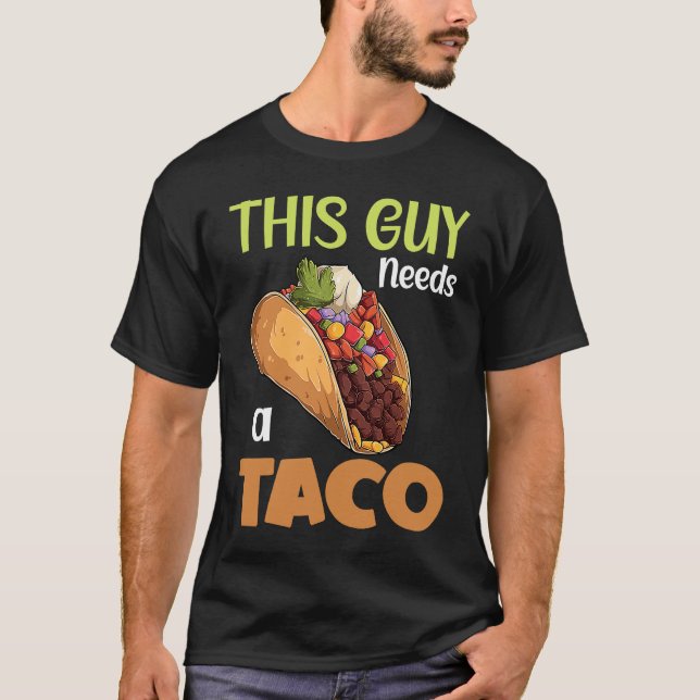 Camiseta Cinco De Mayo, Buritos , Mexico Tacos and Avocado  (Anverso)