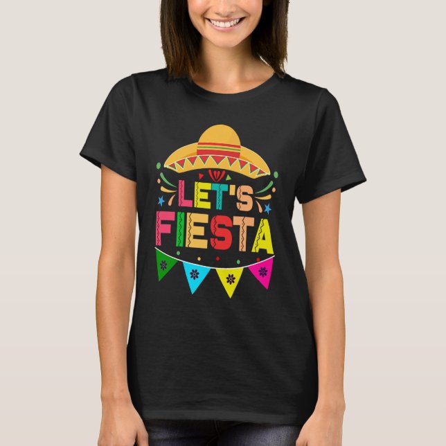 Camiseta Cinco De Mayo Burritos  Mexico Tacos and Avocado   (Anverso)