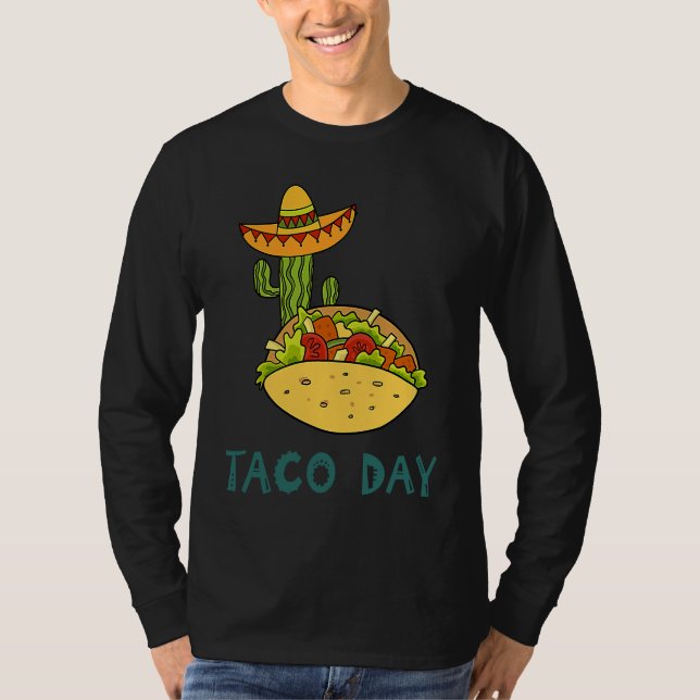 Camiseta Cinco De Mayo Burritos  Mexico Tacos and Avocado   (Anverso)