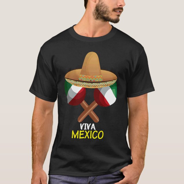 Camiseta Cinco De Mayo Burritos  Mexico Tacos and Avocado   (Anverso)