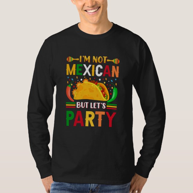 Camiseta Cinco De Mayo Burritos Mexico Tacos and Avocado  1 (Anverso)