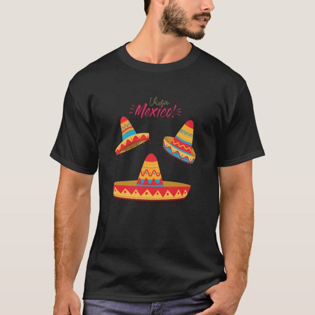 Camiseta Cinco De Mayo Burritos Mexico Tacos and Avocado  2 (Anverso)