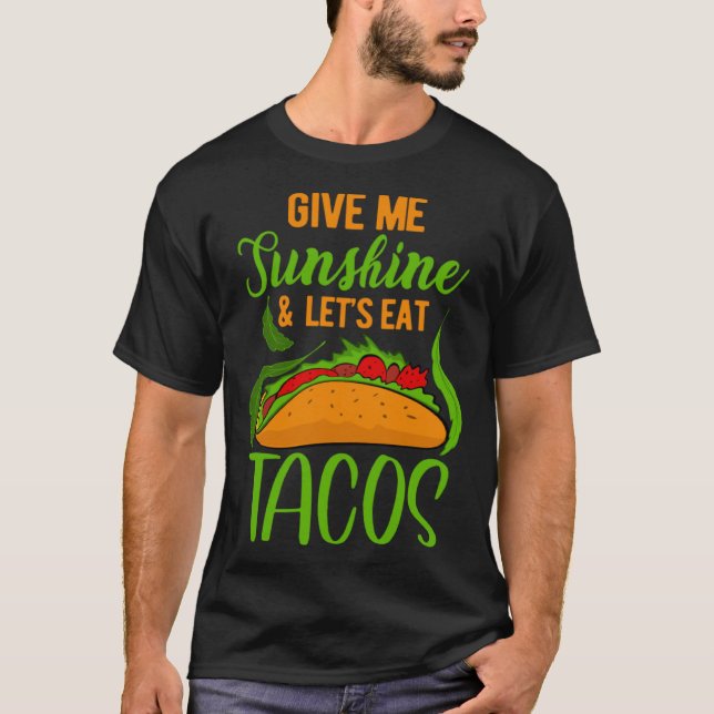Camiseta Cinco De Mayo Burritos Mexico Tacos and Avocado 5 (Anverso)