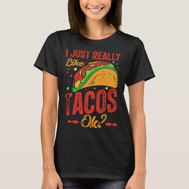 Camiseta Cinco De Mayo Burritos Mexico Tacos and Avocado 55 (Anverso)