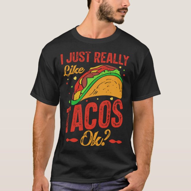 Camiseta Cinco De Mayo Burritos Mexico Tacos and Avocado 55 (Anverso)