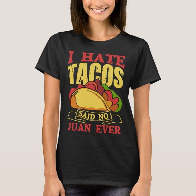 Camiseta Cinco De Mayo Burritos Mexico Tacos and Avocado 70 (Anverso)