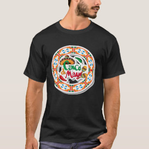 Camiseta Cinco de Mayo Burritos México Tacos y aguacate