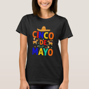 Camiseta Cinco de Mayo Burritos México Tacos y aguacate 7