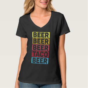 Camiseta Cinco De Mayo Cerveza Taco Cerveza Fiesta Mexicana