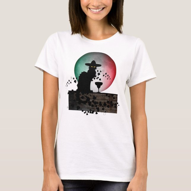 Camiseta Cinco de Mayo Chat Noir / Gato Negro (Anverso)