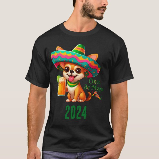 Camiseta Cinco De Mayo Chihuahua (Anverso)