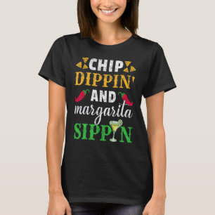 Camiseta Cinco De Mayo, Chip Mexicano Dippin Y Margarita
