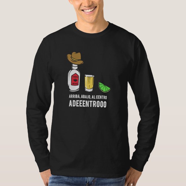 Camiseta Cinco De Mayo Cita De Tequila Arriba Abacho (Anverso)
