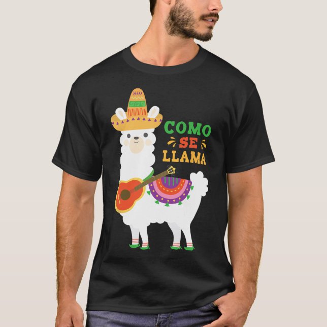 Camiseta Cinco De Mayo Como Se Llama Shirt Gracioso Lo Que  (Anverso)