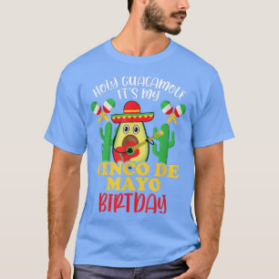 Camiseta Cinco De Mayo Cumpleaños Santa Guacamole