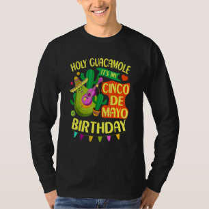 Camiseta Cinco De Mayo Cumpleaños Santo Guacamole