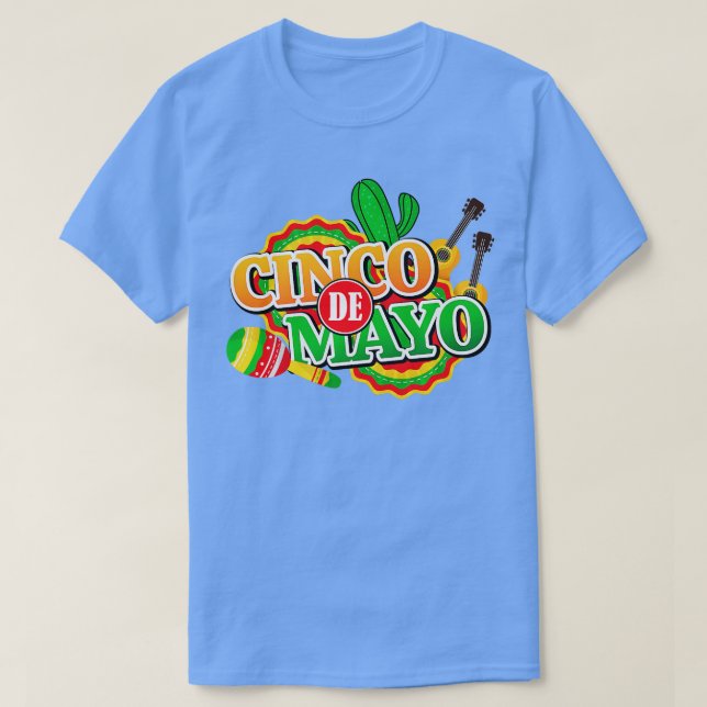 Camiseta Cinco De Mayo Cumpleaños Santo Guacamole (Diseño del anverso)