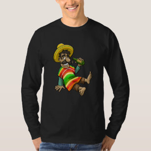 Camiseta Cinco De Mayo Dabbing Borracho Tio Mujeres Celebra