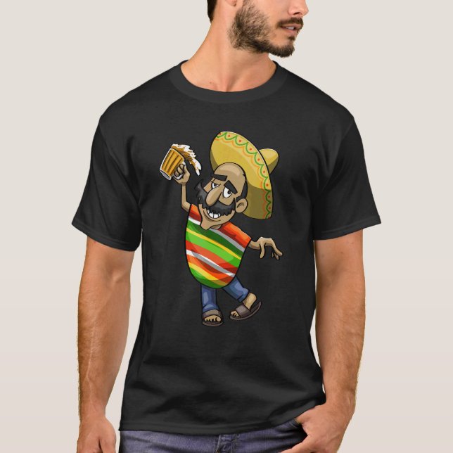 Camiseta Cinco De Mayo Dabbing Borracho Tio Mujeres Celebri (Anverso)