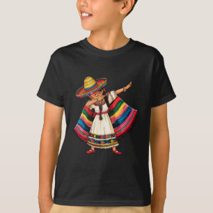 Camiseta Cinco De Mayo Dabbing Chicas mexicanos Poncho Somb
