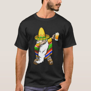 Camiseta Cinco De Mayo Dabbing Gnome Mujeres Cervezas Cel M
