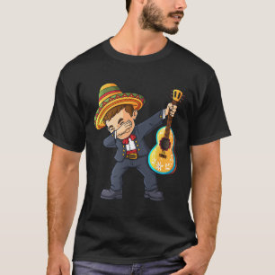 Camiseta Cinco de Mayo Dabbing Mariachi Niños mexicanos