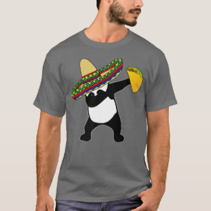 Camiseta Cinco De Mayo Dabbing Panda Oso Taco Sepultura Mex
